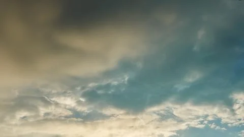 A terrible black cloud hangs in the sky before the rain. Bad weather. Hurrica Stock Photos