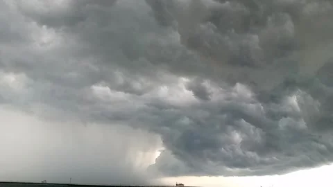 Terrible cloud Stock Footage 235552366