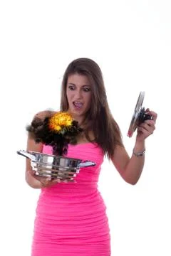 Terrible cooking Stock Photos