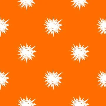 Terrible explosion pattern seamless Illustrazione stock