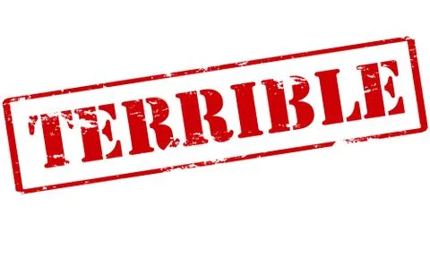 Terrible Stock Illustration