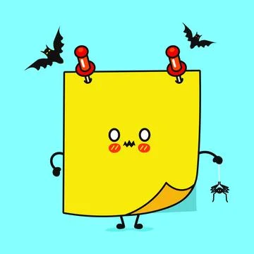 Terrible Sticker character. Vector hand drawn cartoon kawaii character illu.. Stock Illustration