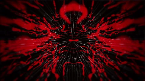 Terrific Red Shaking Flow 4K Vj Loop Mot... | Stock Video | Pond5