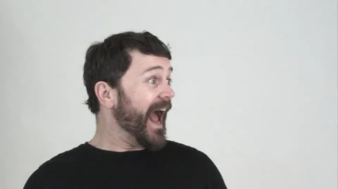 Terrified Man Video stock 60788436