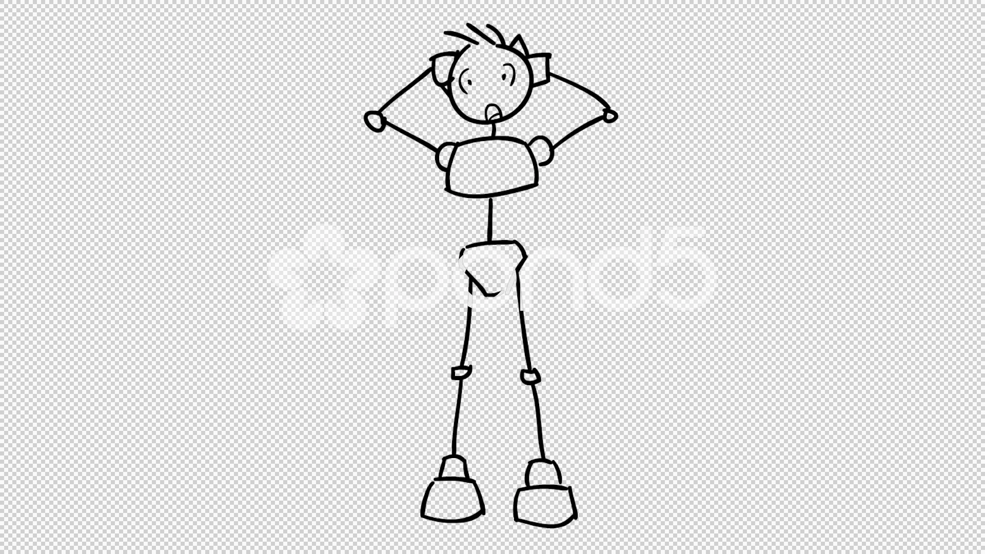 Free clip art Stick Man by eternaltyro