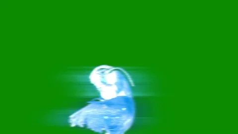 Terrifying Ghost Hangman Horror Attack Green Screen 3D Rendering Stock Footage 87295690