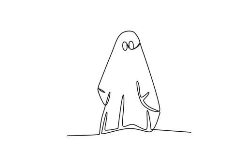 A terrifying ghost spirit Stock Illustration