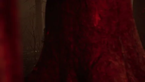 The terrifying zombie cannot move from its place in the alien attack 03 Stock Footage 231556939