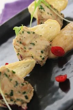 Terrine appetizer Stock Photos