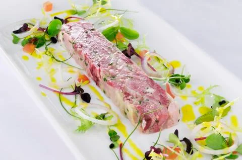 Terrine pate Stock Photos
