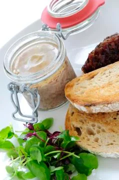Terrine pate Stock Photos
