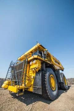 Territory of coal mining Stock Photos