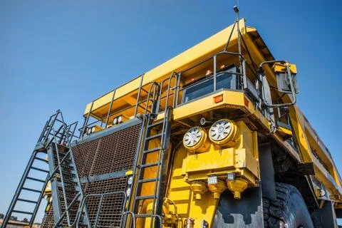Territory of coal mining Stock Photos