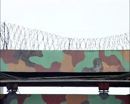 The territory of the prison. (Russian prison) Video stock 10900301
