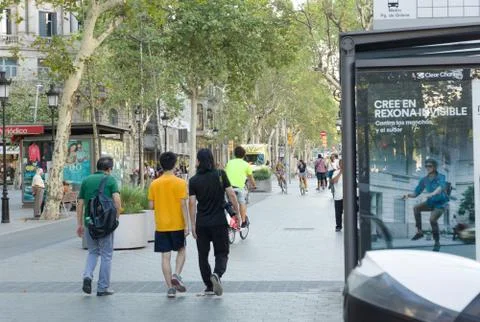 Terror act in Barcelona Stock Photos