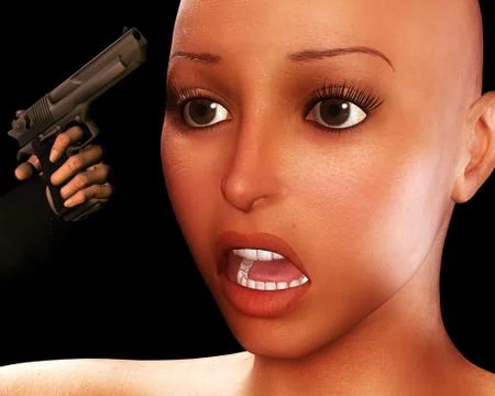 Terror Of Guns Stock Illustration