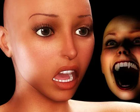 Terror Of Horror Stock Illustration