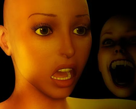 Terror Of Horror Stock Illustration