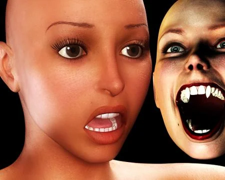 Terror Of Horror Stock Illustration