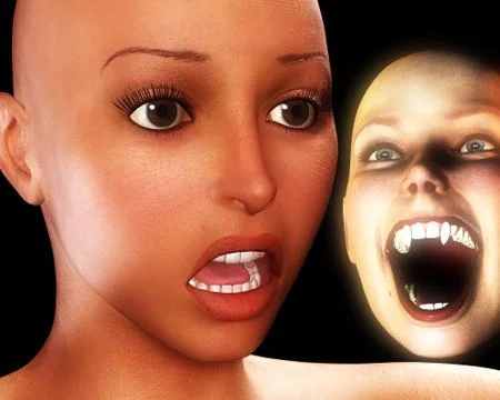 Terror Of Horror Stock Illustration