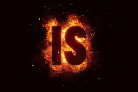 Is terror terrorism fire burn flame text is explode Stock Illustration