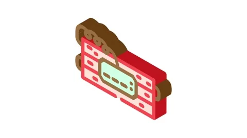 Terrorism crime isometric icon animation Stock Footage 327282001