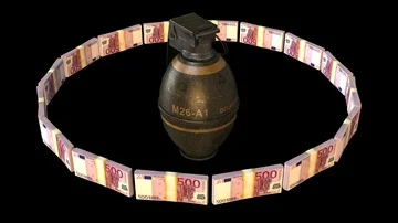 Terrorism money loop Stock Footage 85880741