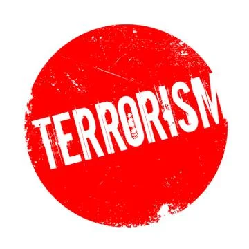 Terrorism rubber stamp Stock Illustration