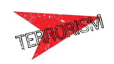Terrorism rubber stamp Stock Illustration