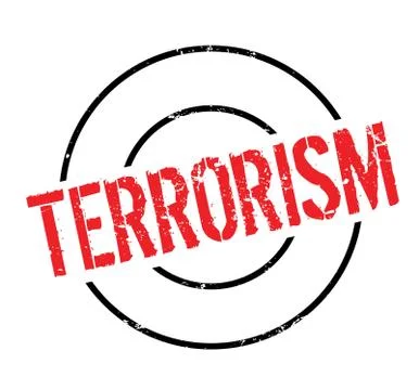 Terrorism rubber stamp Stock Illustration
