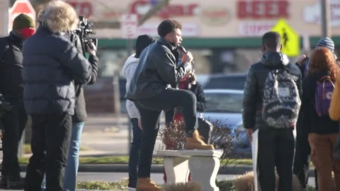 Terrorist Attack On Capitol Building Protest Covid-19 BlackLivesMatter01 Stock Footage 146298850