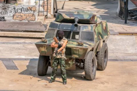 Terrorist groups Foto stock