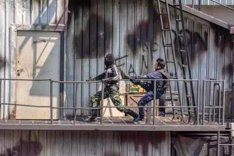 Terrorist groups Stock Photos