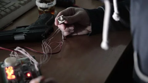 Terrosit is preparing to commit diversion 库存影片 134935561