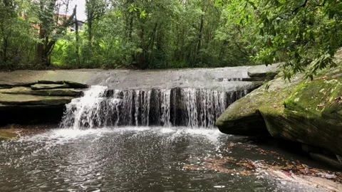 Terry's creek waterfall Stock Footage 142251899