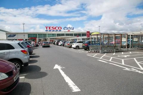 Tesco Extra Superstore - UK Stock Photos