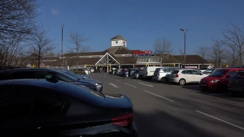 Tesco store 2 Stock Footage 149489124