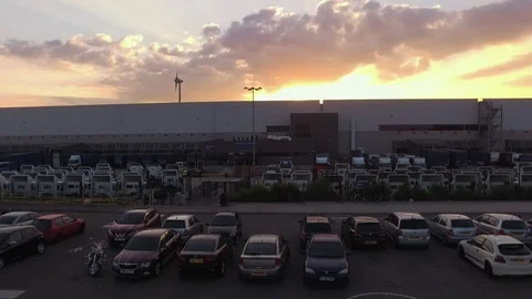 Tesco warehouse Reading Stock-Footage 80921630