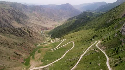 Teskey-Torpok Pass Stock Footage 314464311