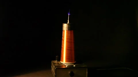 Tesla Coil Stock Footage 64802575