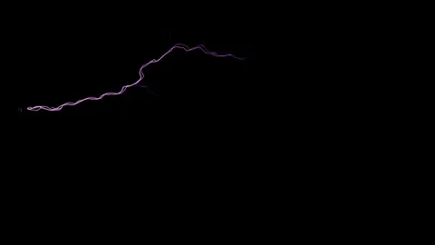 Tesla coil generated lightning Stock Footage 86559638