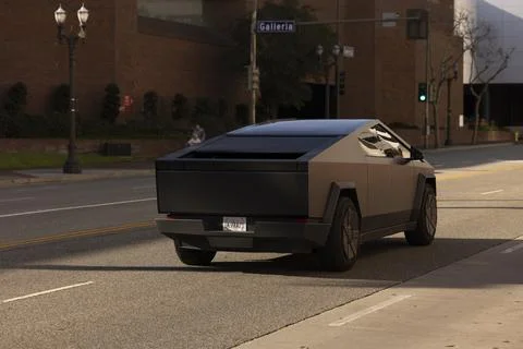 Tesla Cybertruck Stock Photos