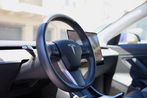 Tesla Interior Foto stock