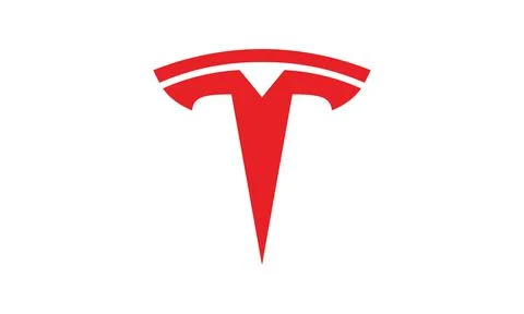 Tesla logo. Vector illustration Stock Illustration