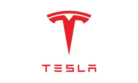 Tesla logo. Vector illustration Stock Illustration
