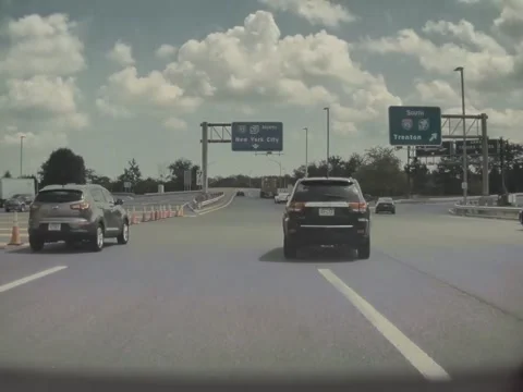 Tesla Model 3 Front Dash Cam Footage Stock-Footage 139753941