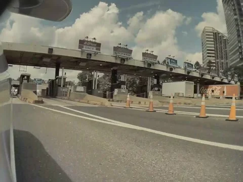 Tesla Model 3 Left Dashcam Footage Stock Footage 139753942