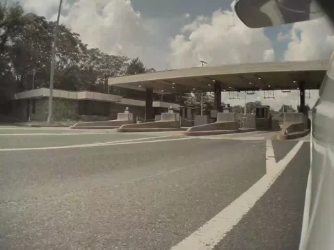 Tesla Model 3 Right Dash Cam Footage Stock Footage 139753939