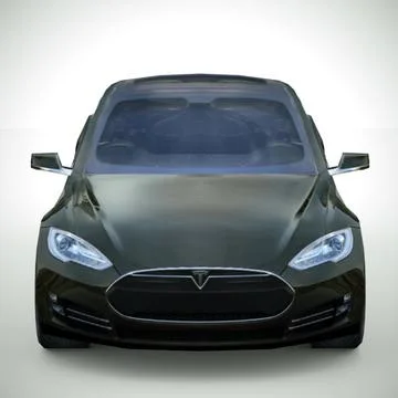 Tesla Model S Black ~ 3D Model ~ Download #91527486 | Pond5