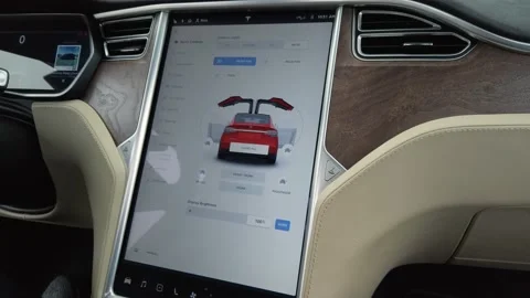 Tesla Model X Stock Footage 131166360